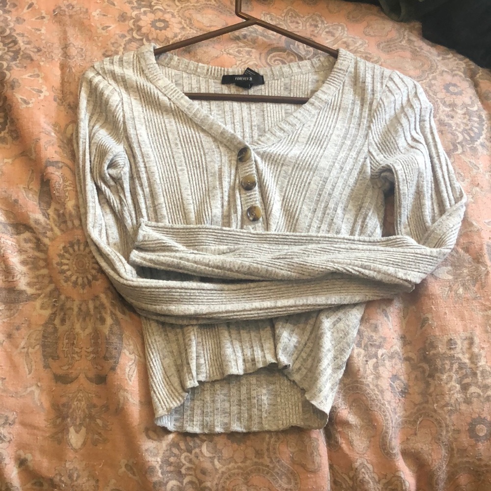 Cropped Henley (NWOTags)